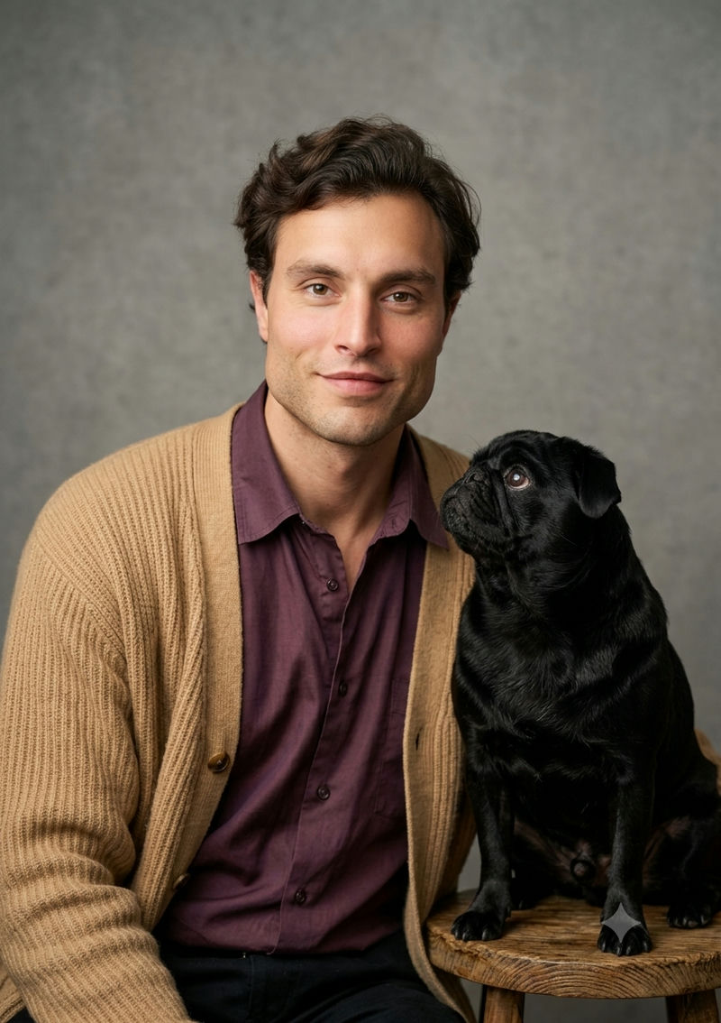 A Pug and His Man